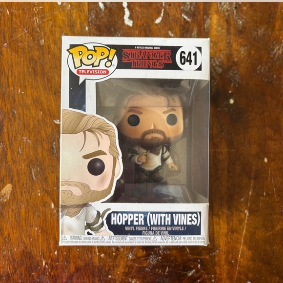 Stranger Things Hopper With Vines 641 Funko Pop Collectible Toy Figure - Picture 1 of 6